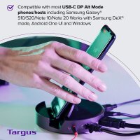 Targus Universal USB-C Phone Dock - Dockingstation - USB-C - HDMI - 10Mb LAN