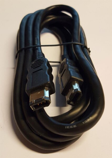DIGITUS IEEE 1394 FireWire Kabel 1,8 m L&auml;nge, 2 x 6 polig