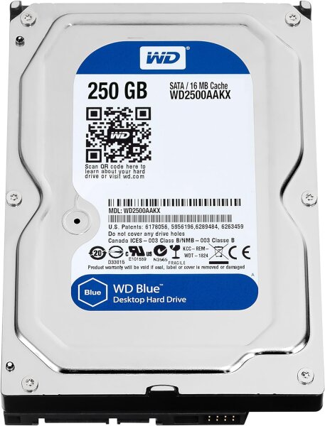 Western Digital Festplatte WD 250 GB Blue Desktop WD25000AKX